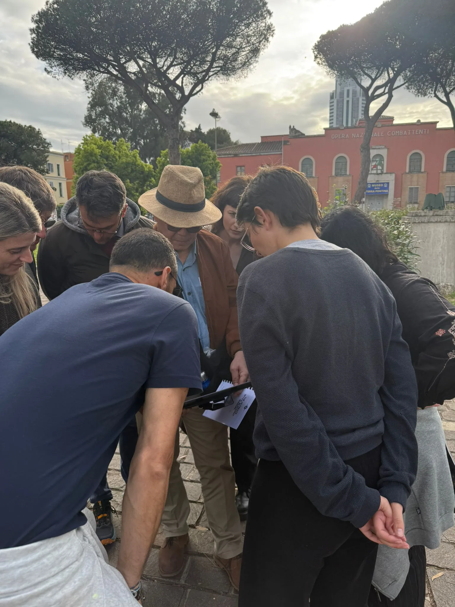 Team building outdoor a Latina — delegazione ONU